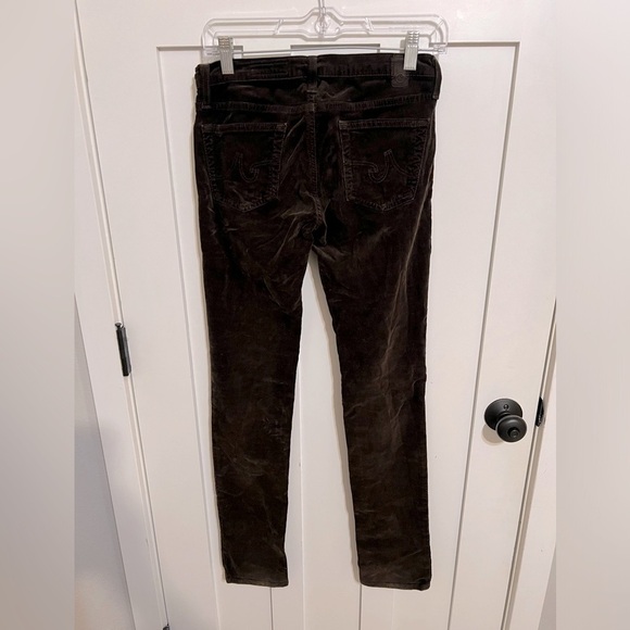 AG Adriano Goldschmied The Stevie Slim Straight Corduroy brown Pant 26 R - Picture 4 of 8